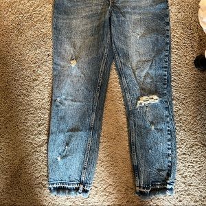 Denise washed boyfriend pants